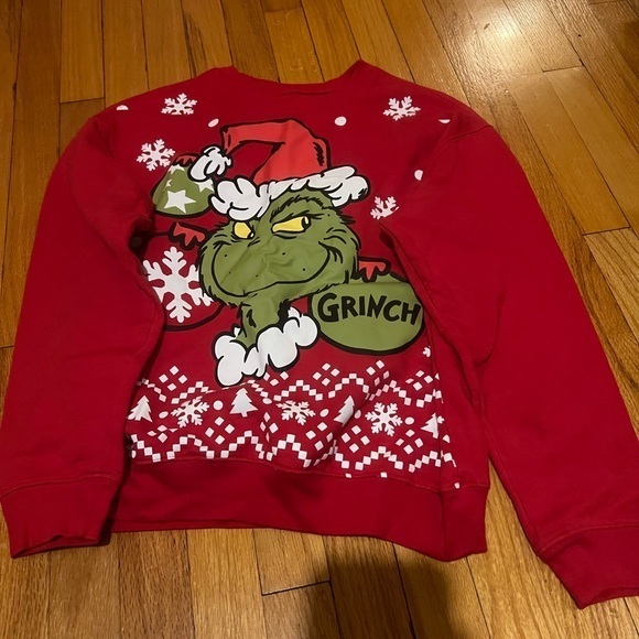 Dr. Seuss Tops - Grinch Red Sweatshirt